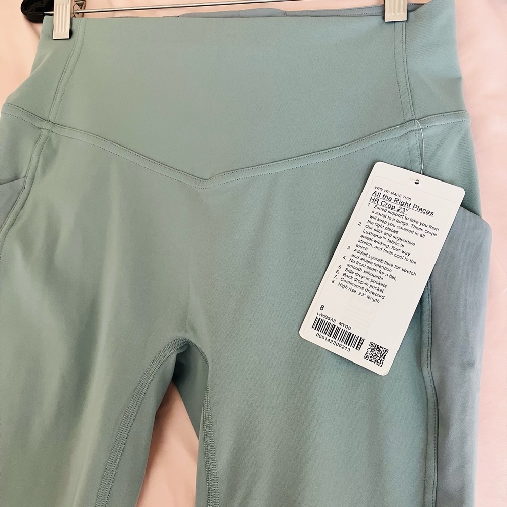 (NEW with tag) Lululemon All the Right Places HR Crop 23”